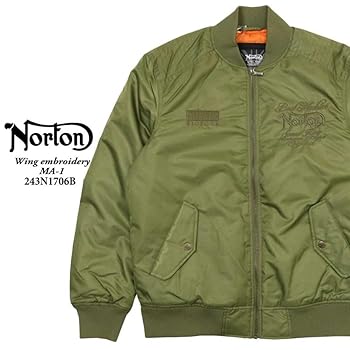 希少✨Norton ノートン　スタジャン　フライトジャケット MA-1 ブルゾン 楽天市場】Norton ノートン MA-1 オシャレ メンズ アウター